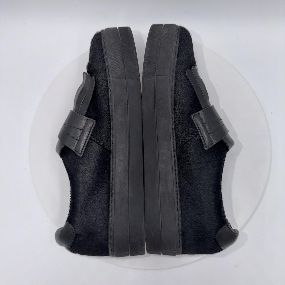 Diesel S-Andyes Black Platform Slip On Kiltie Loafer Grunge Punk Women's 9 EU 40 - Picture 4 of 8